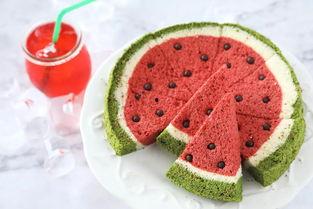 西瓜吃瓜群众蛋糕视频,甜蜜瞬间，欢乐共享